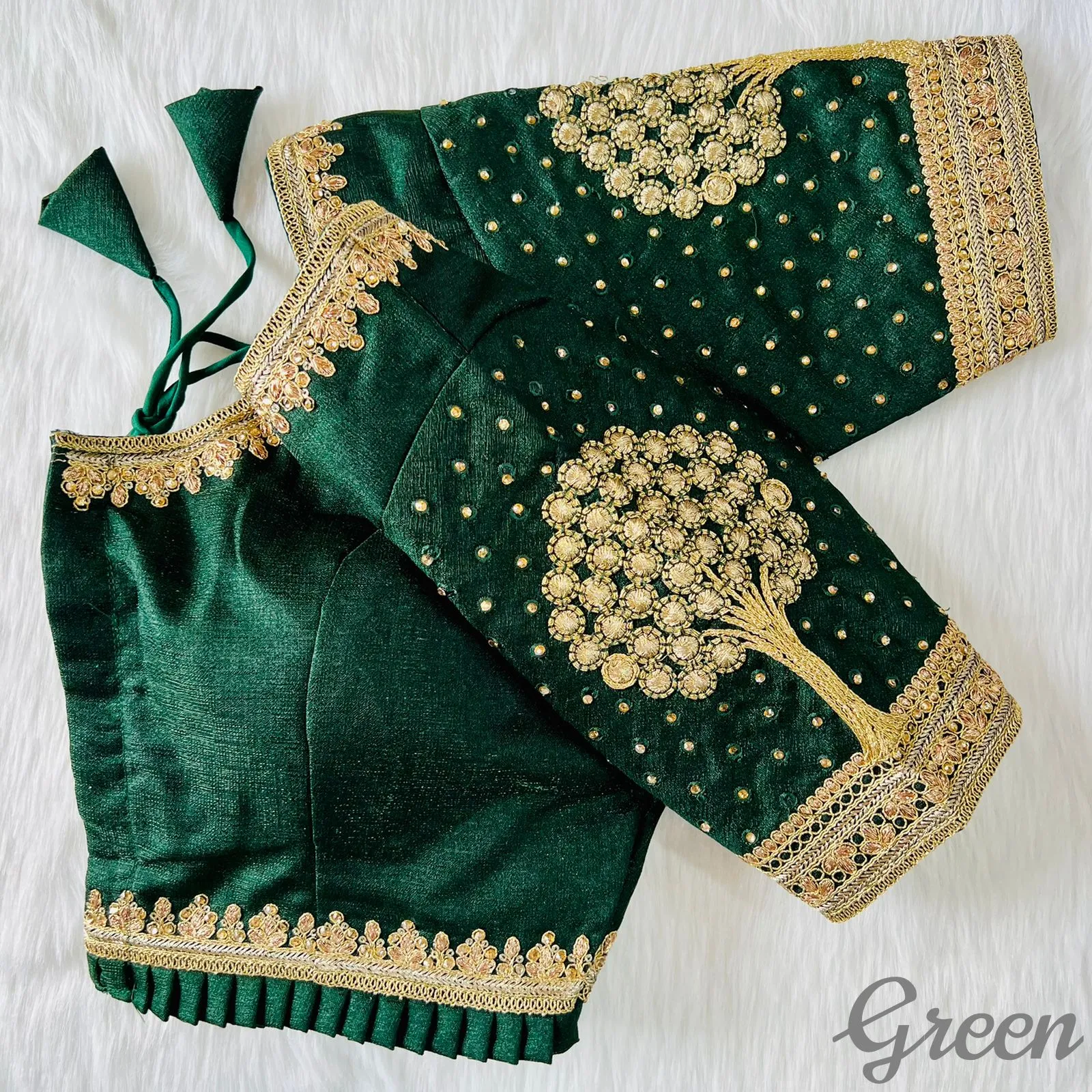 3D Embroidery Work Blouse