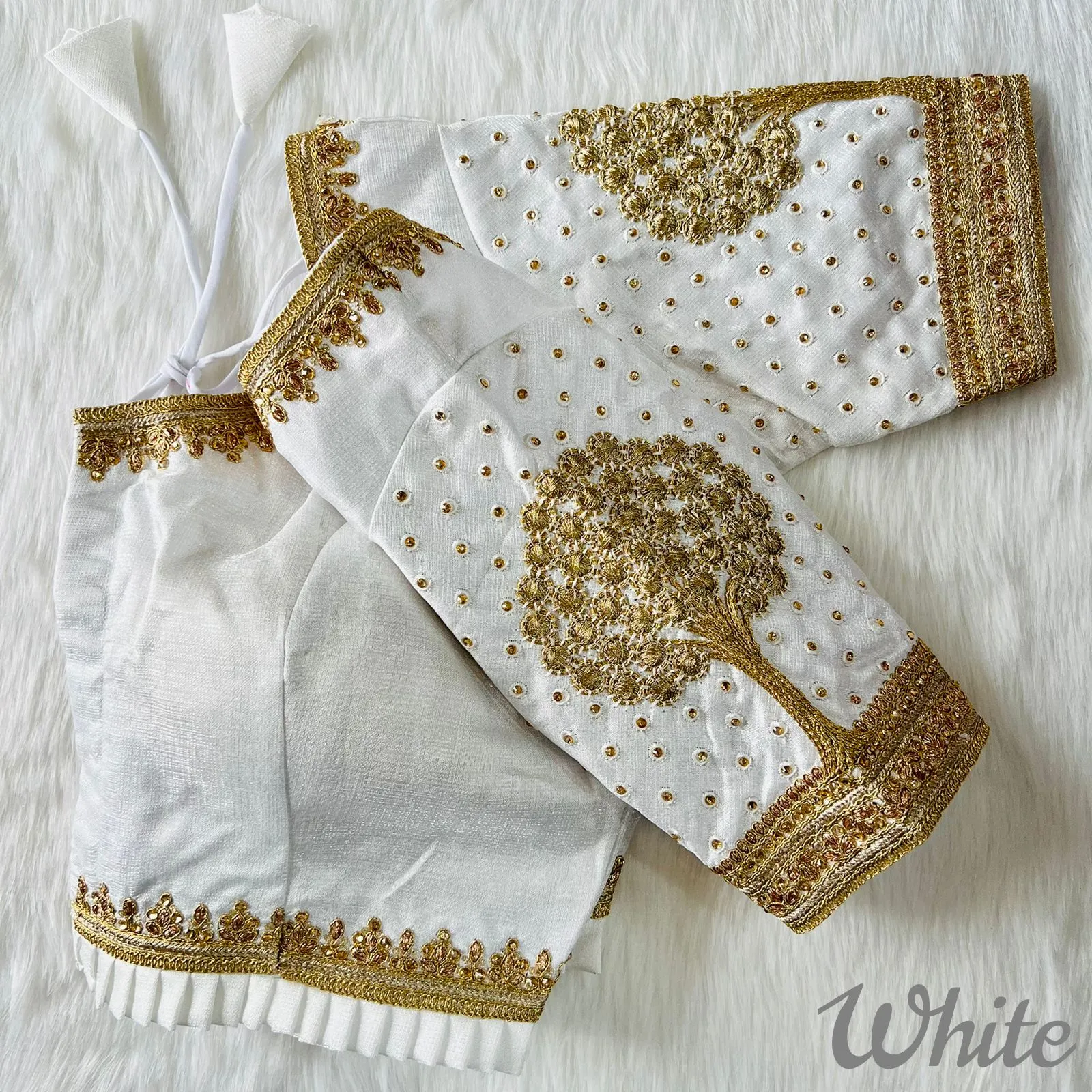 3D Embroidery Work Blouse