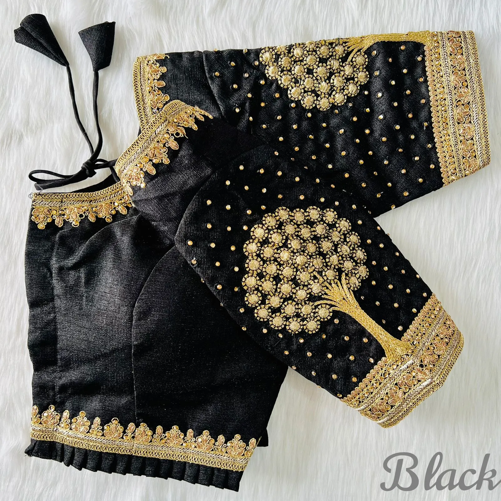 3D Embroidery Work Blouse