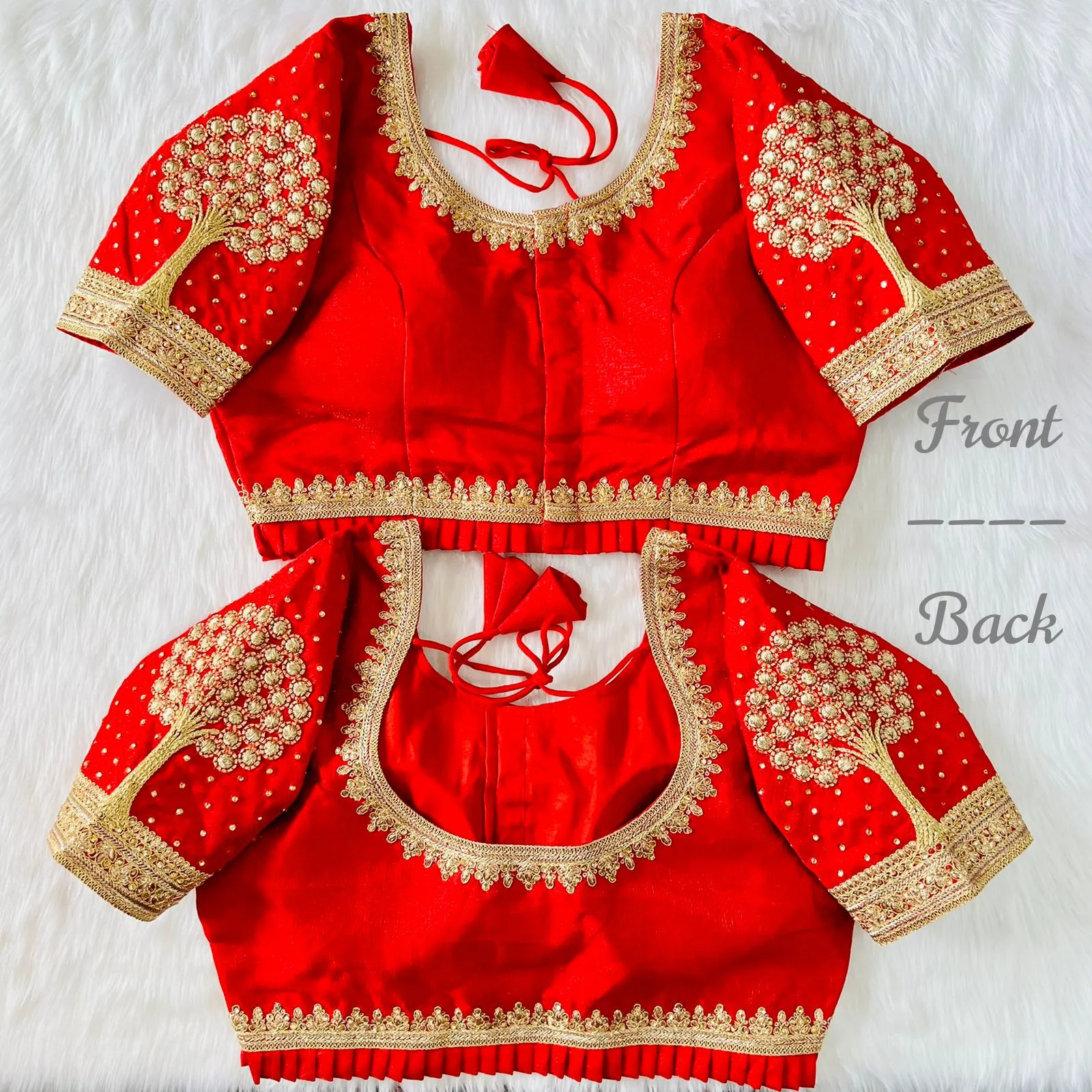 3D Embroidery Work Blouse