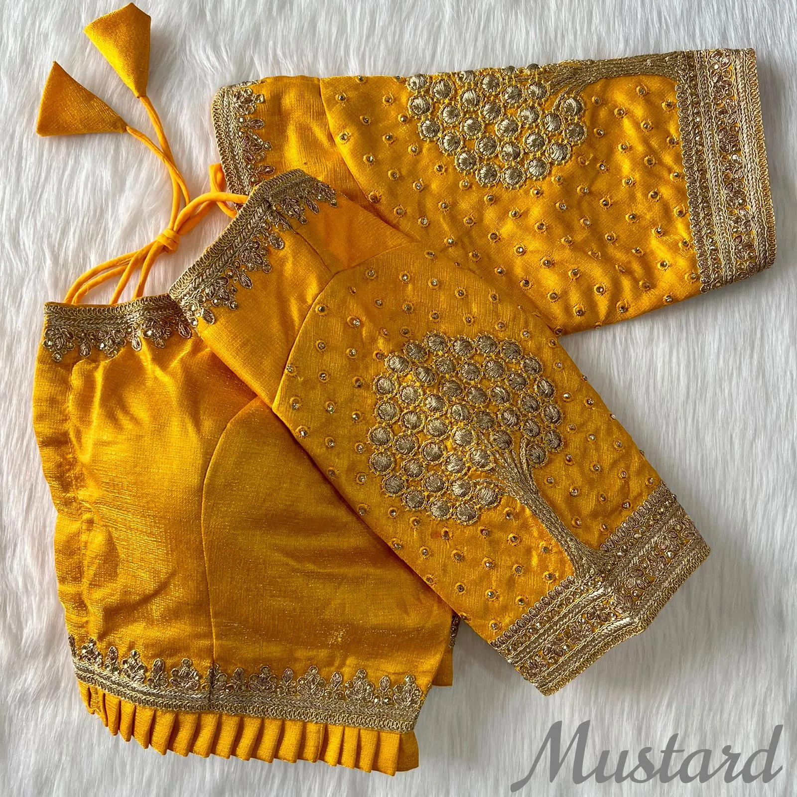 3D Embroidery Work Blouse