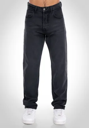 5 Pocket Black Denim - Washed Black