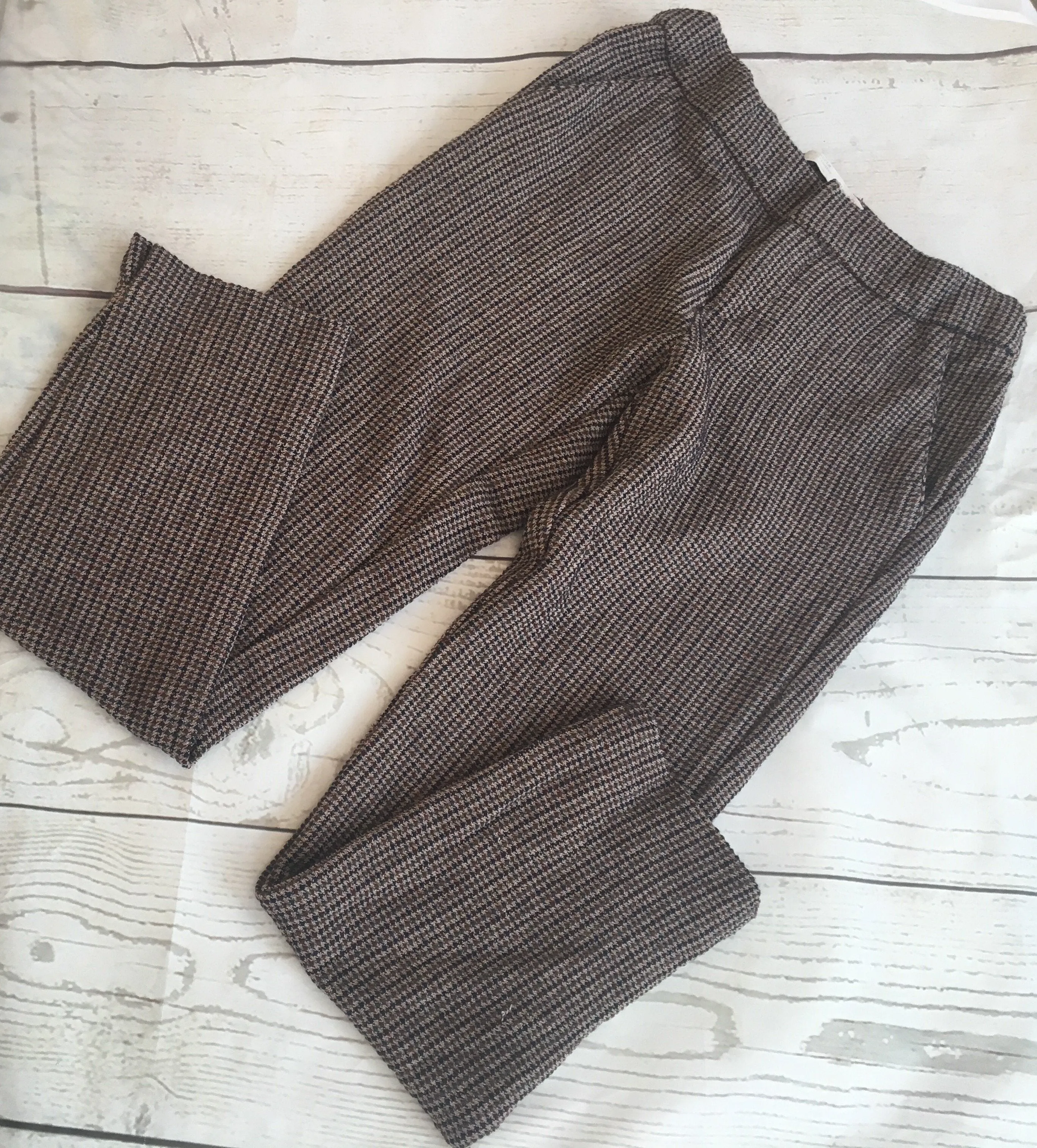 9-10 Years Tweed Style Slim Fit Trousers