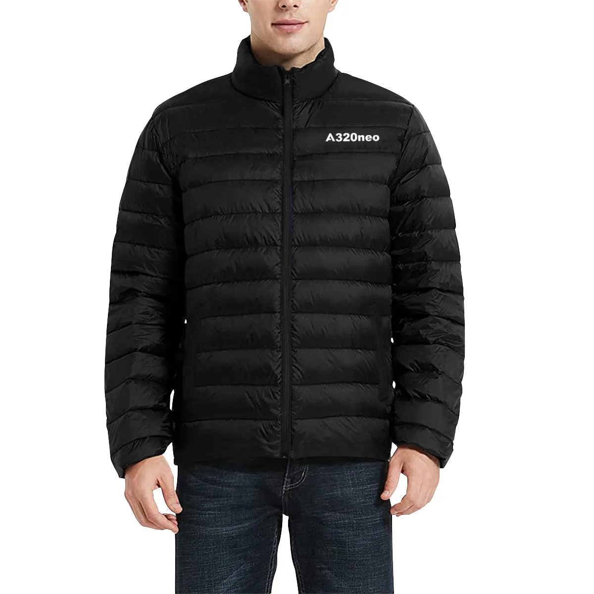 AIRBUS  320 MEN'S STAND COLLAR PADDED JACKET