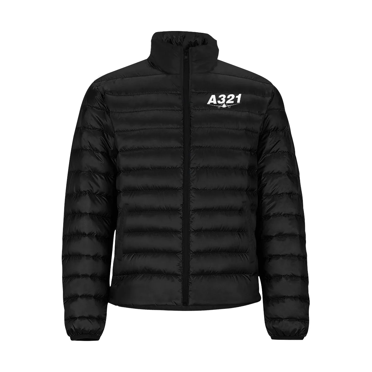 AIRBUS A321 MEN'S STAND COLLAR PADDED JACKET