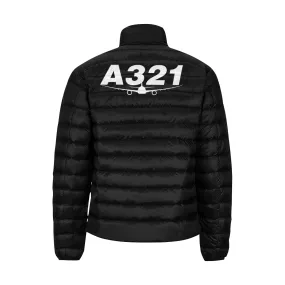 AIRBUS A321 MEN'S STAND COLLAR PADDED JACKET