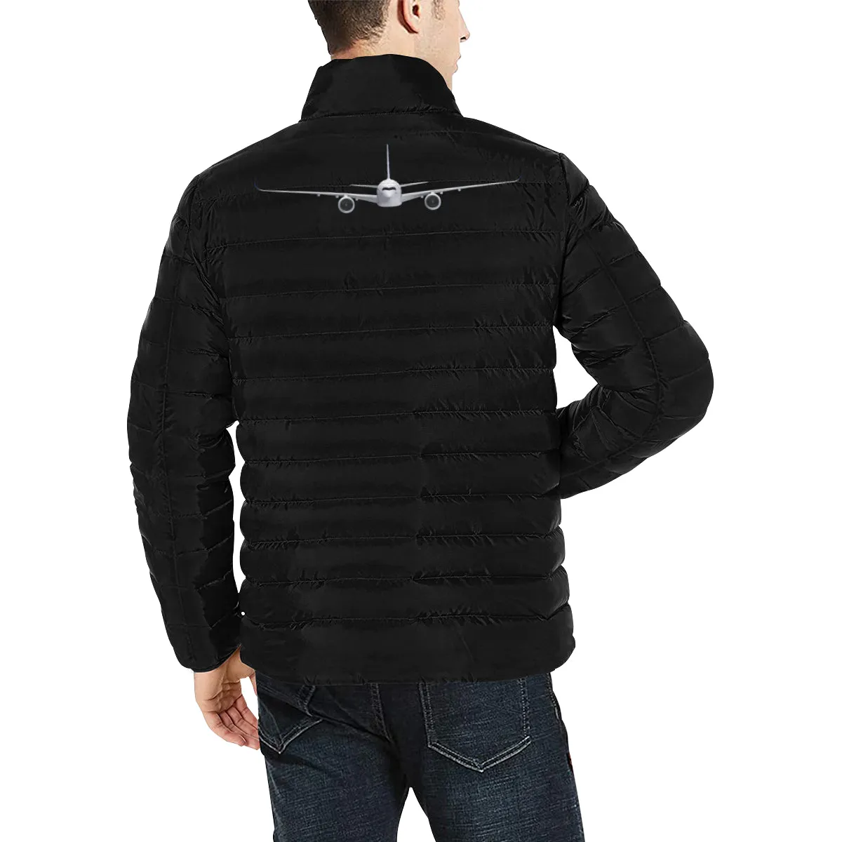 AIRBUS A350 MEN'S STAND COLLAR PADDED JACKET