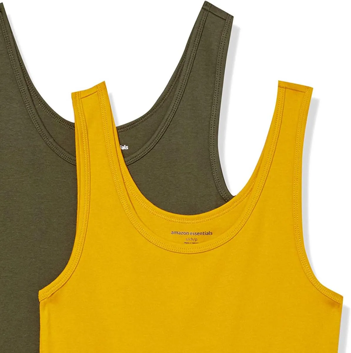 Amazon Essentials Women's Slim-Fit Tank, Pack of 2
