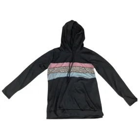 Athletic Top Long Sleeve Hoodie By Heimish Usa In Grey, Size: L