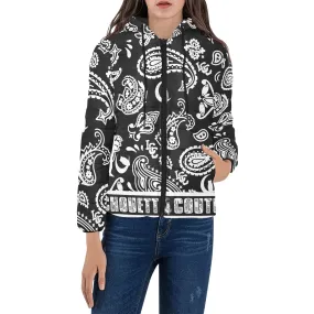 BANDANA PAISLEY Women's Padded Hooded Jacket