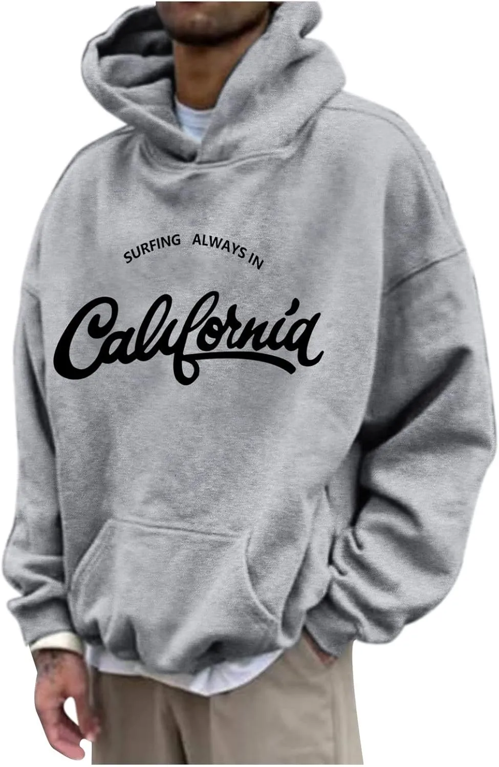 Big And Tall Hoodies For Men Loose Solid Hooded Sweater Top Mens Pullover Hoodie Buzos Para Mens Light Buzos Para