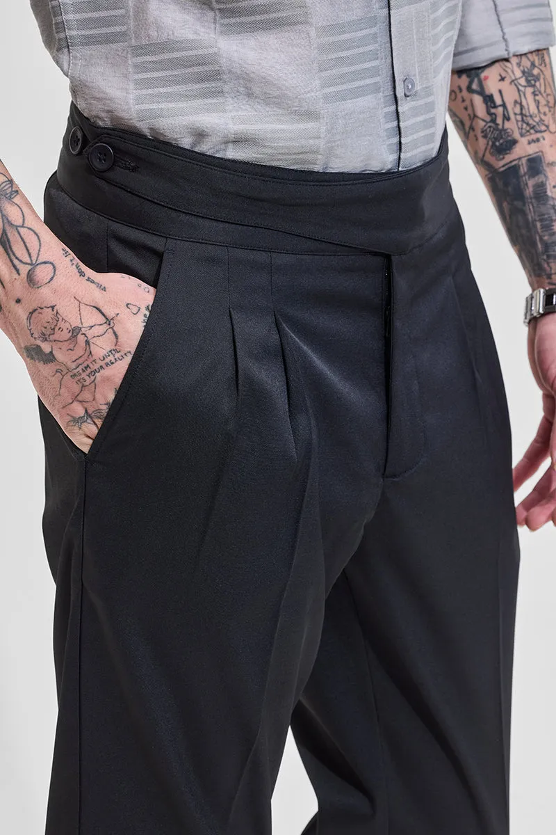 Black Stretch Slim Fit Trouser