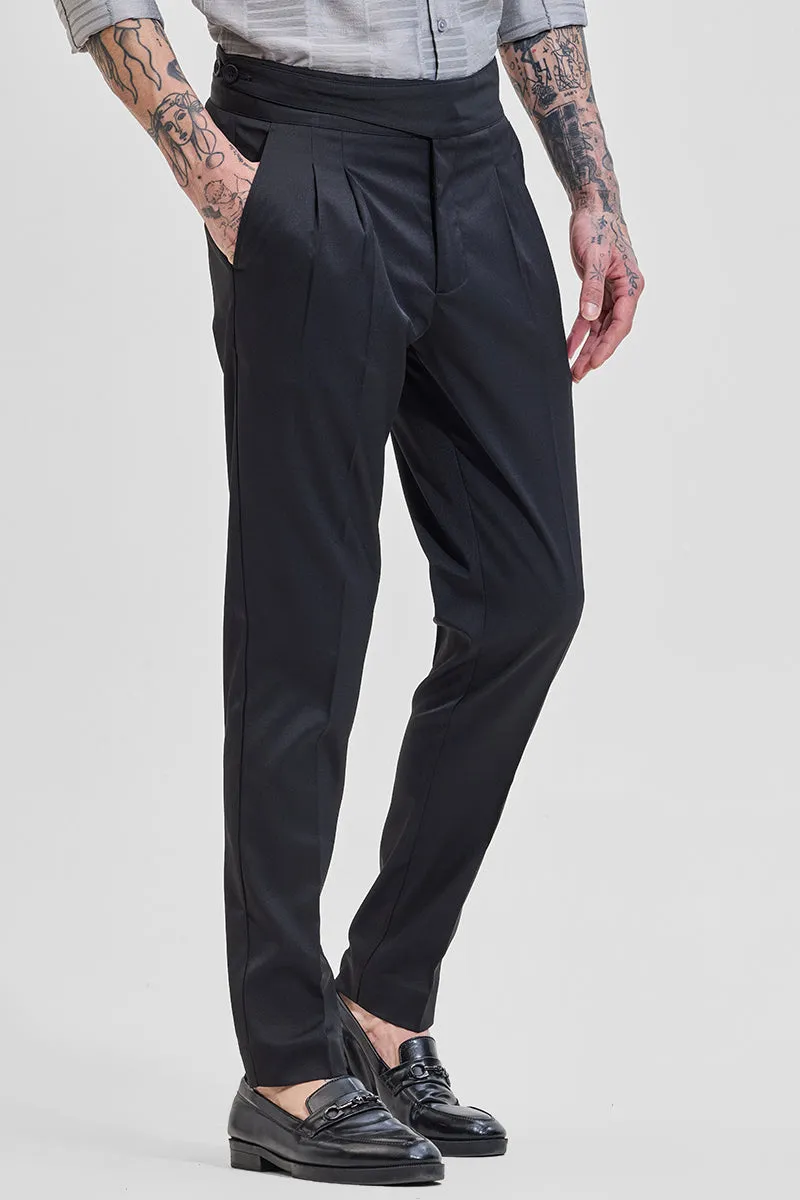 Black Stretch Slim Fit Trouser