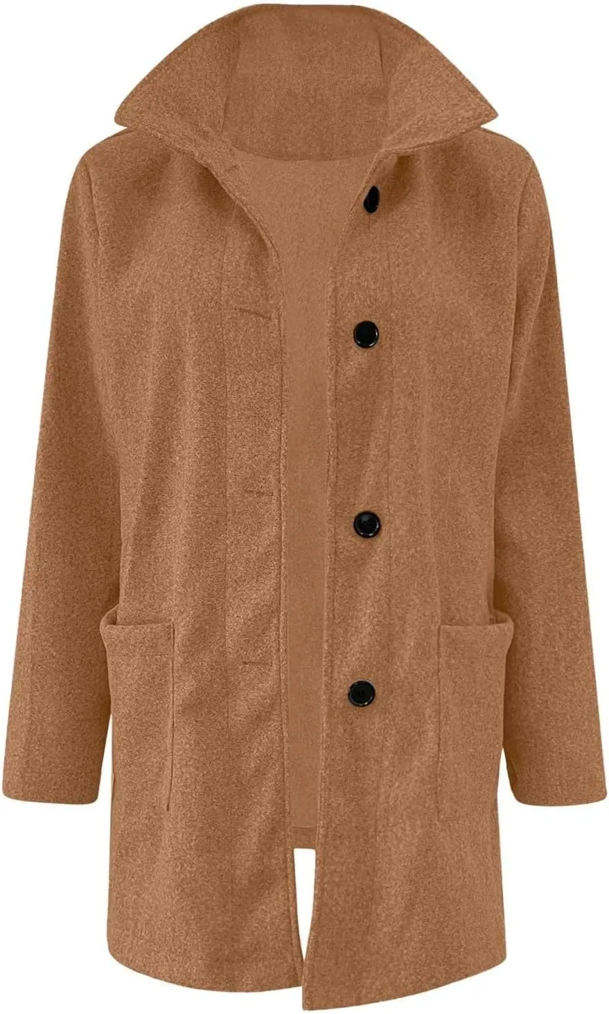 ChicCrate Trench Coat Women Long Winter Jackets Casual Classic Overcoat Trendy Peacoat Outerwear