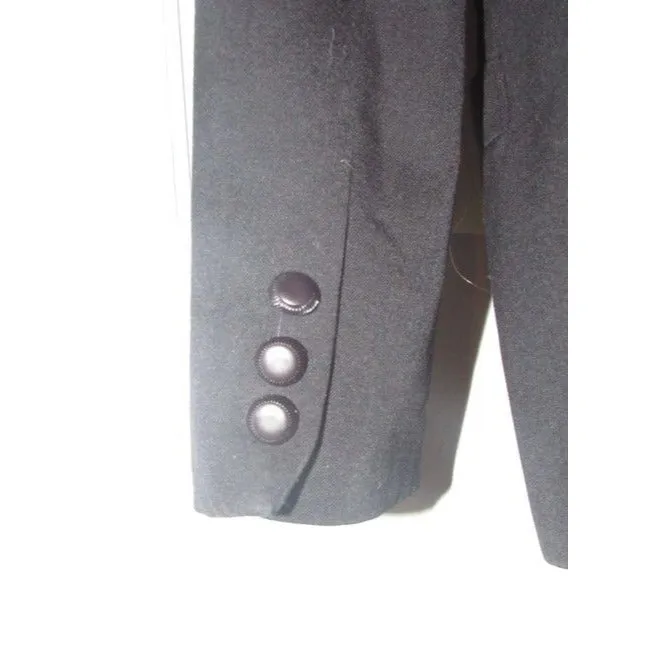 Dior Navy Blue Wool Vintage Blazer