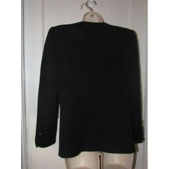 Dior Navy Blue Wool Vintage Blazer