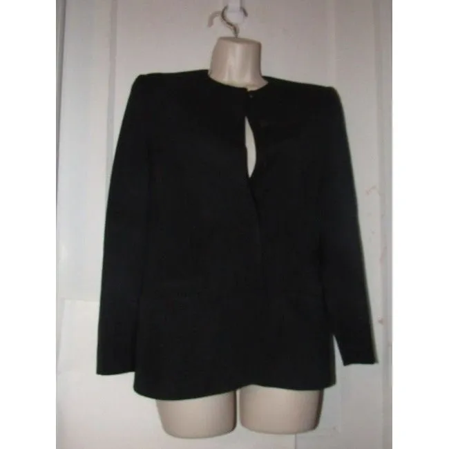Dior Navy Blue Wool Vintage Blazer