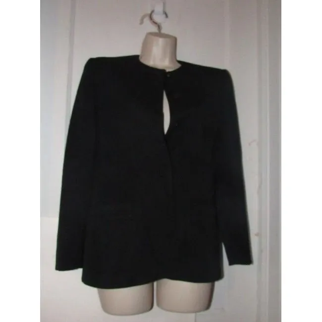 Dior Navy Blue Wool Vintage Blazer