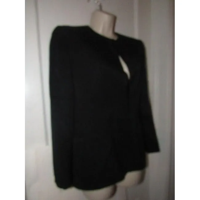 Dior Navy Blue Wool Vintage Blazer