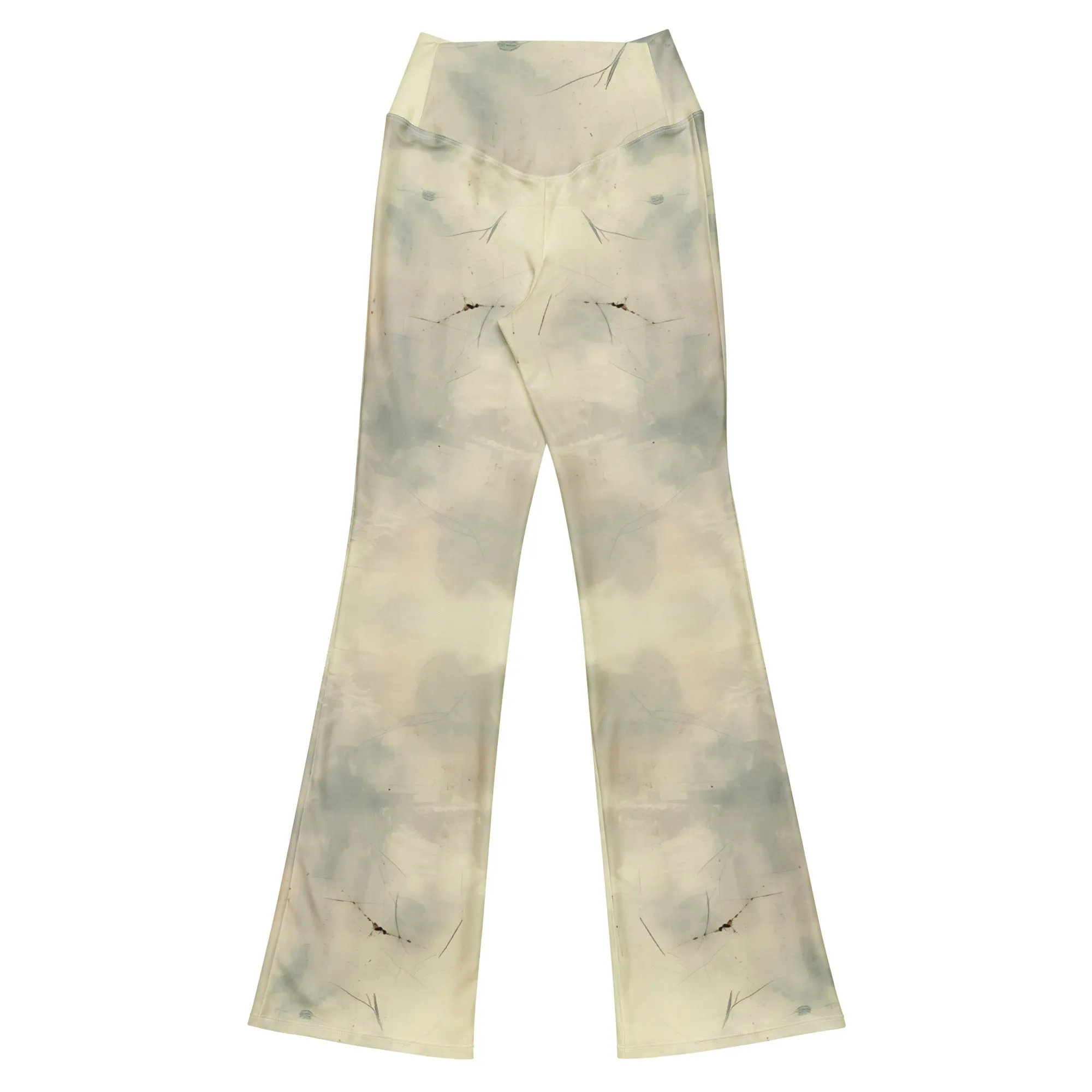 Elegant Ivory Flare leggings
