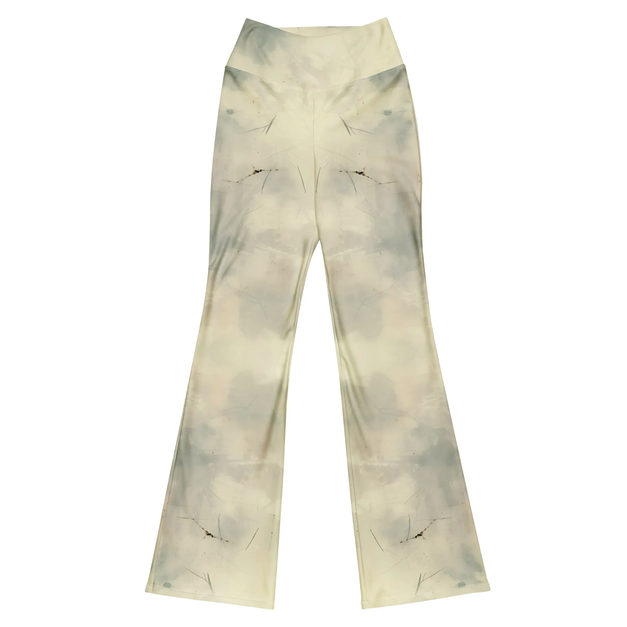 Elegant Ivory Flare leggings