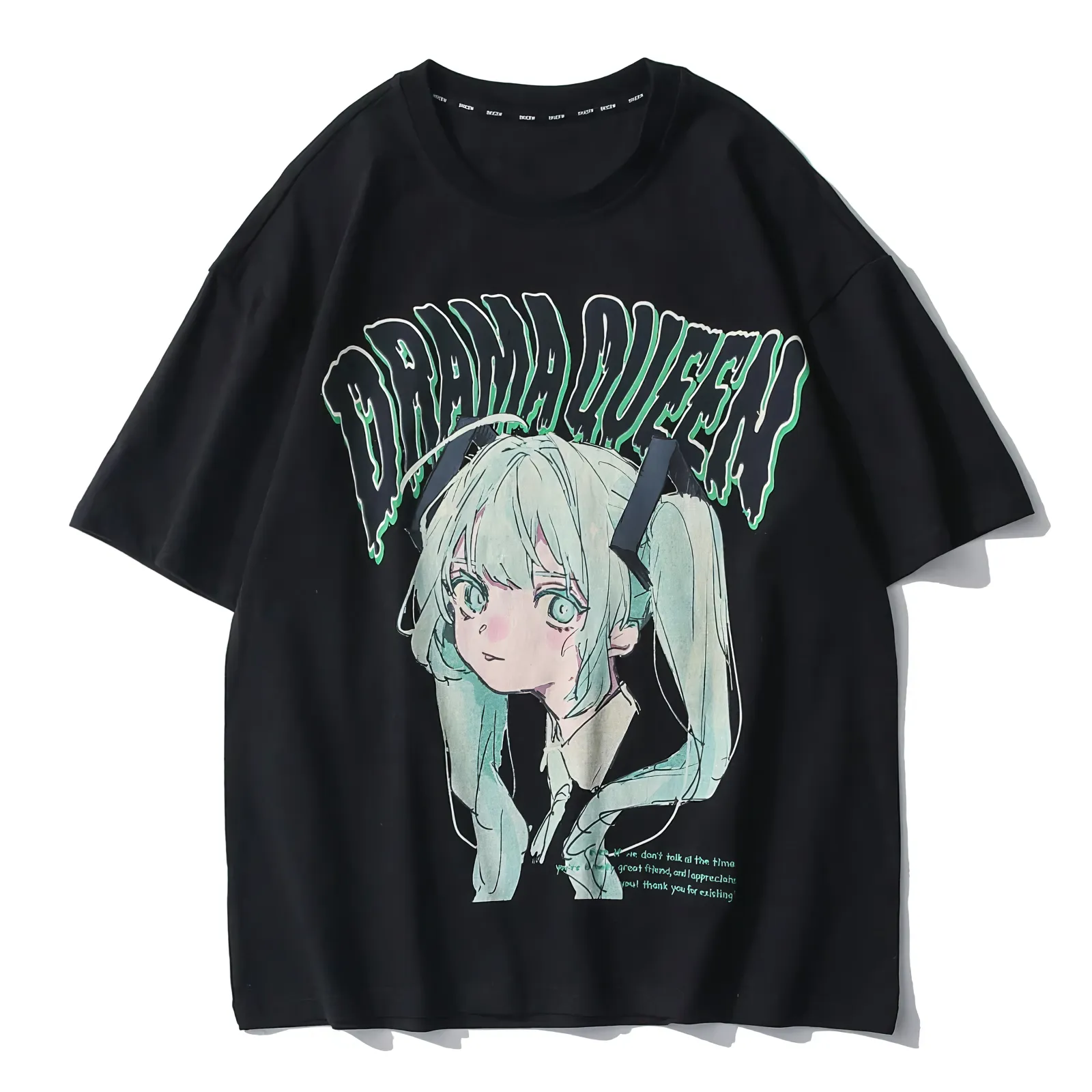 Extreme Aesthetic 'Drama Queen' Graphic Print Cotton T-Shirt