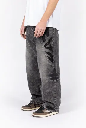 FAV DISTRESSED BLACK VINTAGE WASH DENIM [PRE ORDER]