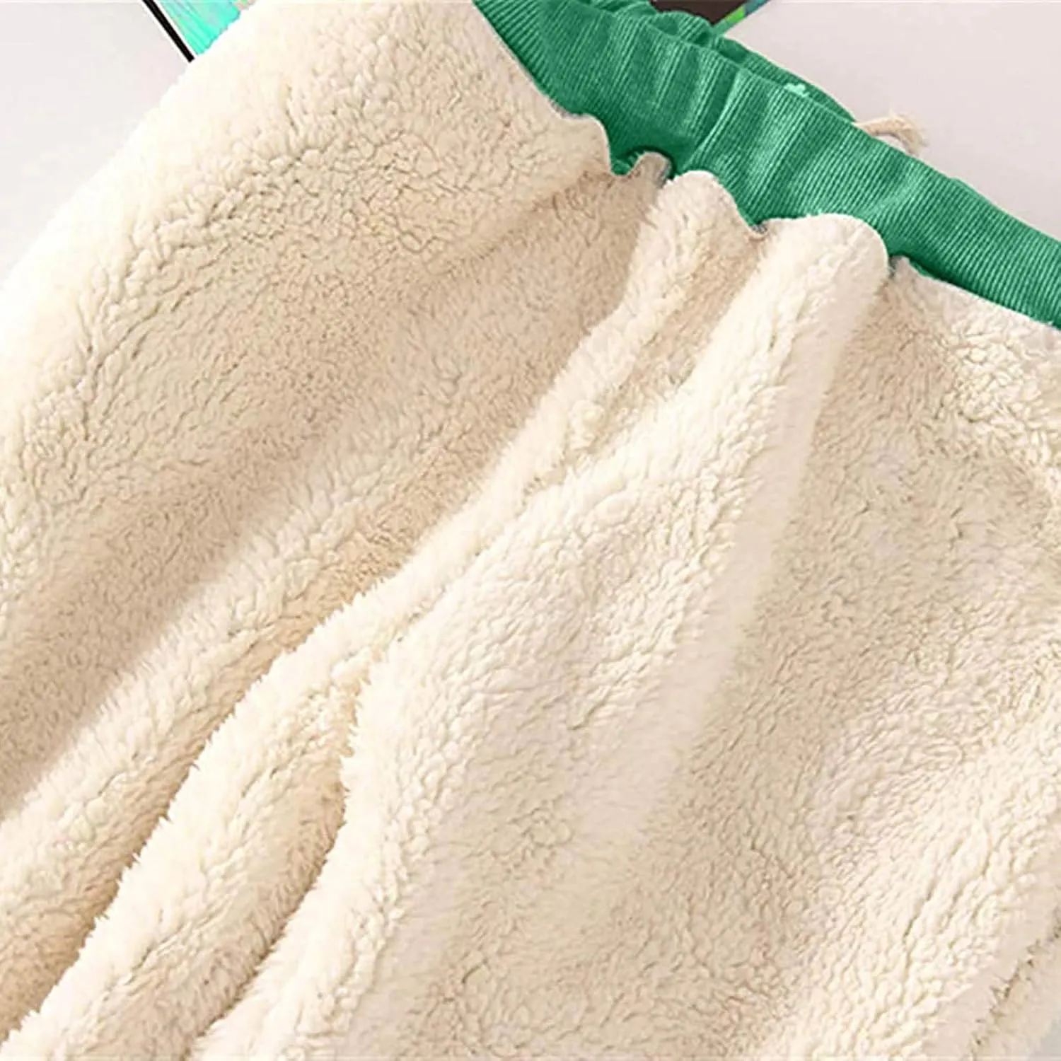 Fleece Lined Pants Women Winter Warm Sherpa Lined Sweatpants Jogger Thick Thermal Pants for Women Drawstring Pants