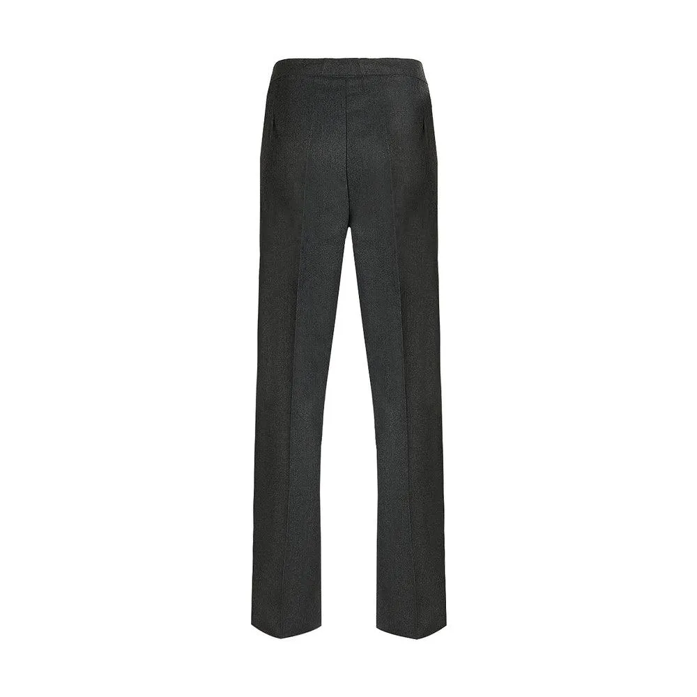 Girls Slim Fit Trousers Grey Toughees