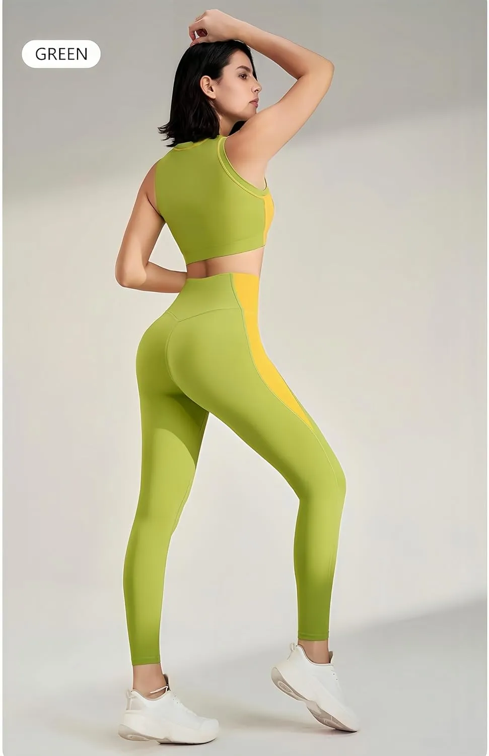 Grace Form Slimming Legs Workout Leggings Athletic Leggings for Women Yoga Legging High Waisted Tummy Control