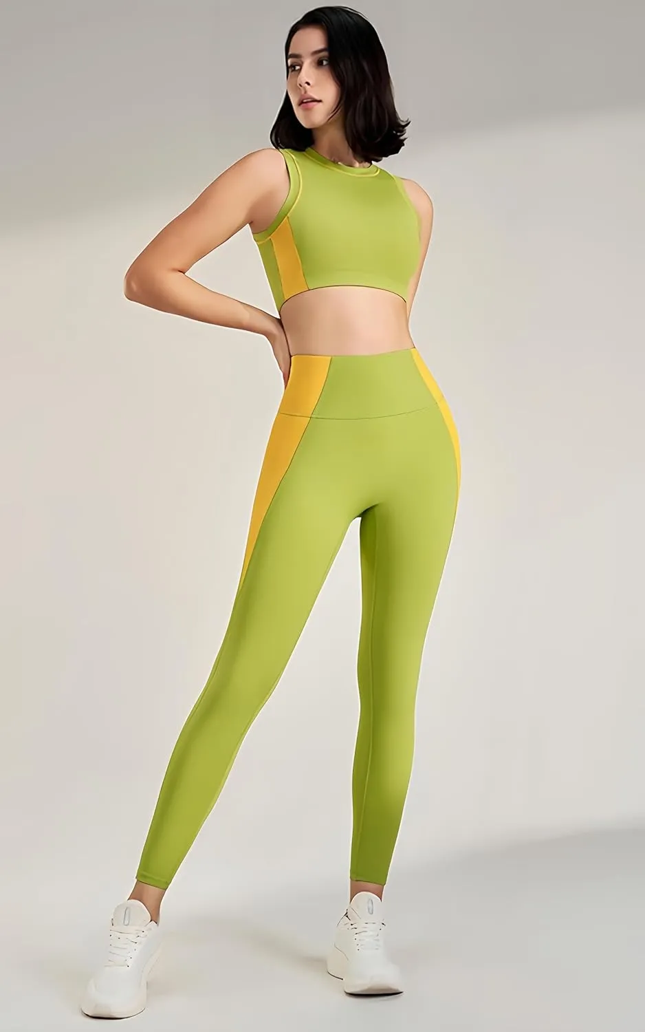 Grace Form Slimming Legs Workout Leggings Athletic Leggings for Women Yoga Legging High Waisted Tummy Control