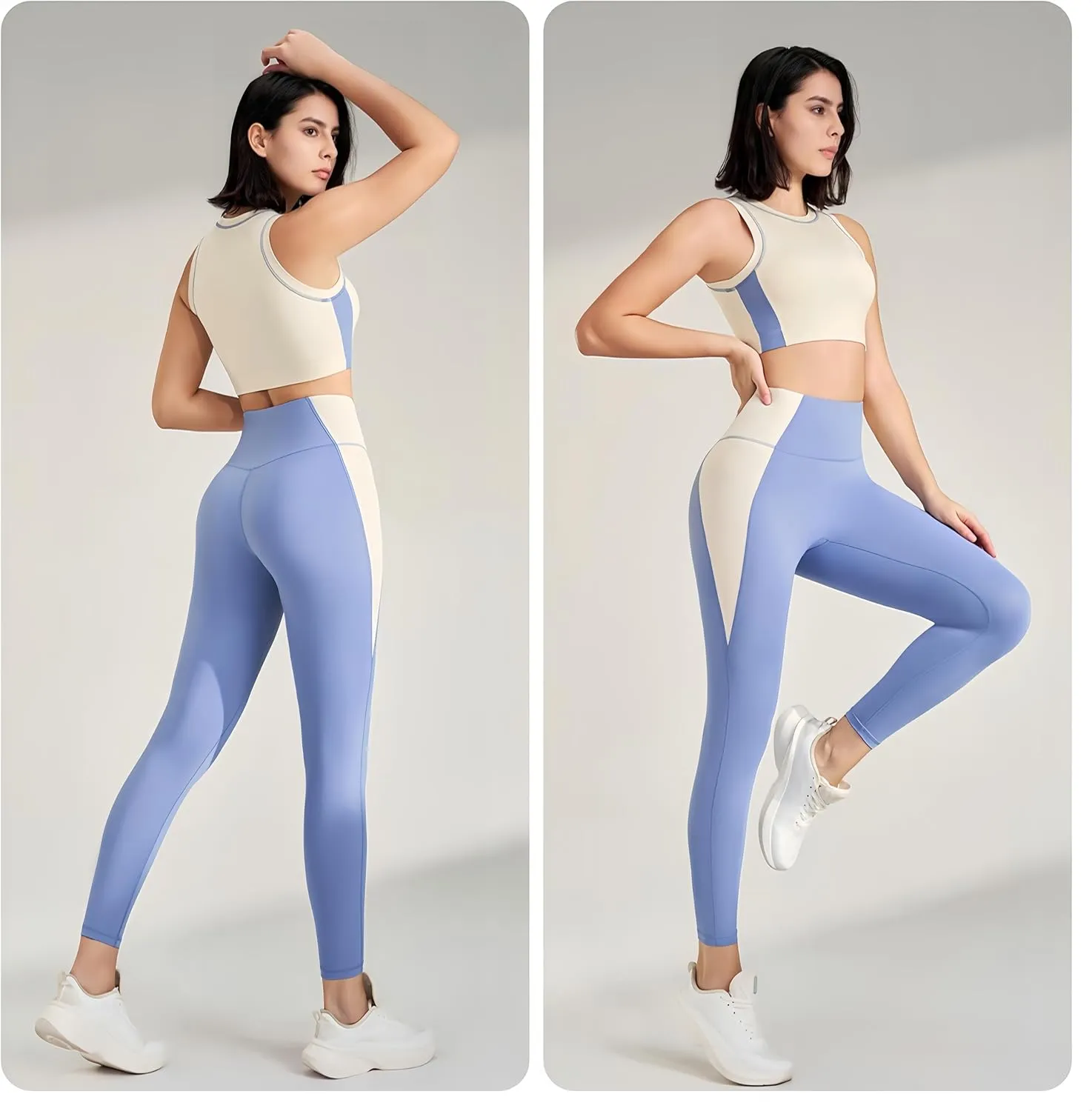 Grace Form Slimming Legs Workout Leggings Athletic Leggings for Women Yoga Legging High Waisted Tummy Control