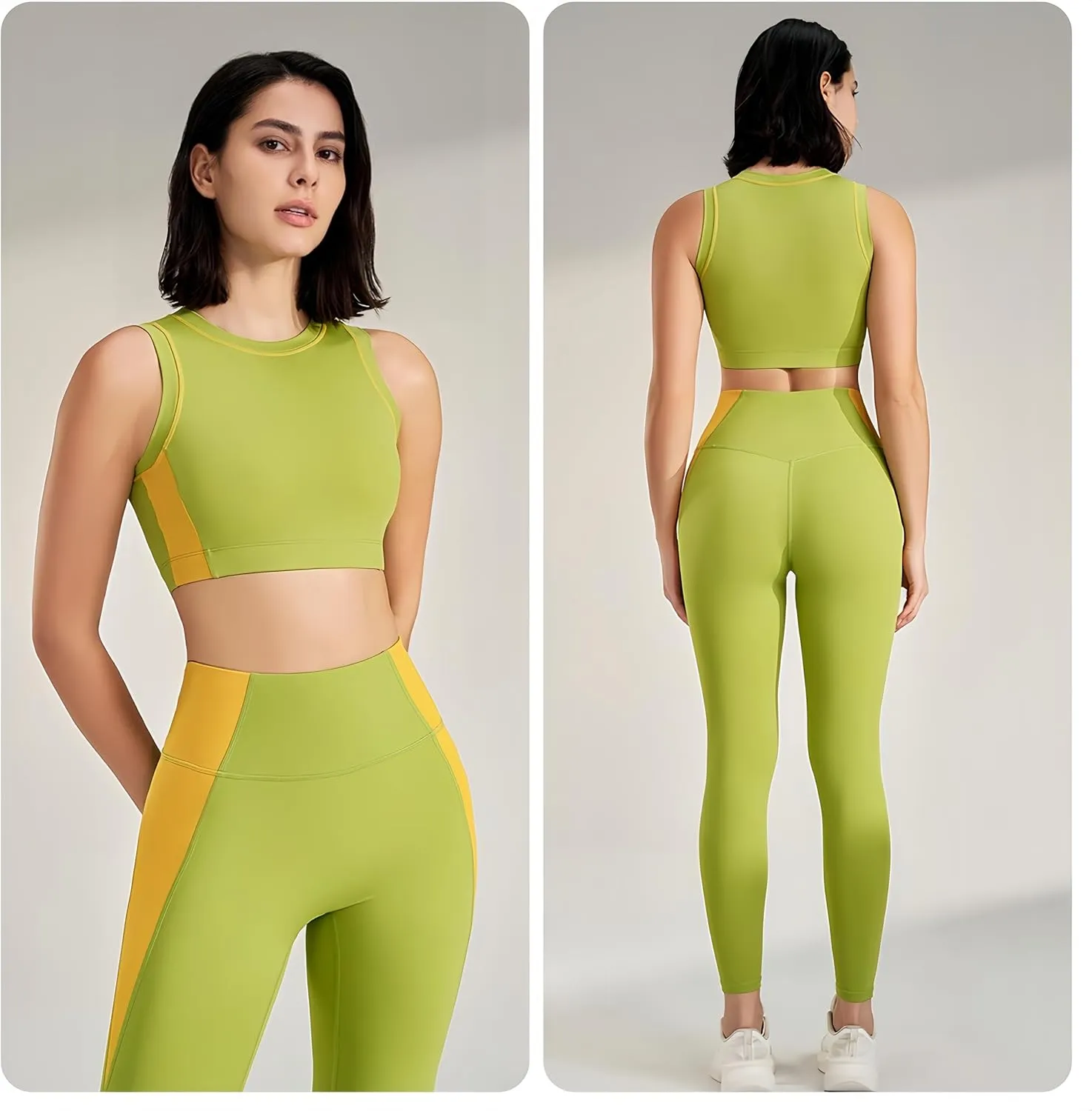 Grace Form Slimming Legs Workout Leggings Athletic Leggings for Women Yoga Legging High Waisted Tummy Control