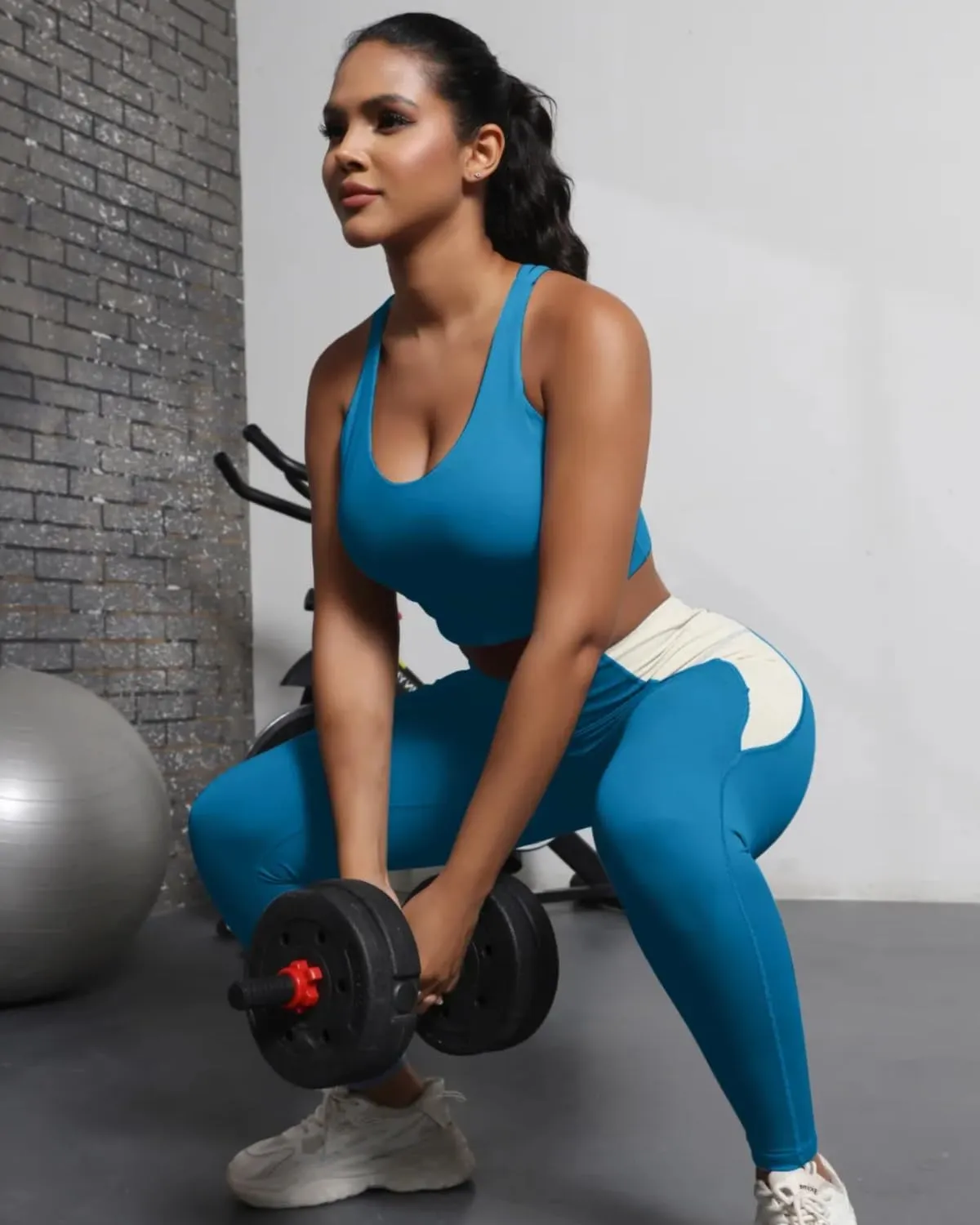 Grace Form Slimming Legs Workout Leggings Athletic Leggings for Women Yoga Legging High Waisted Tummy Control