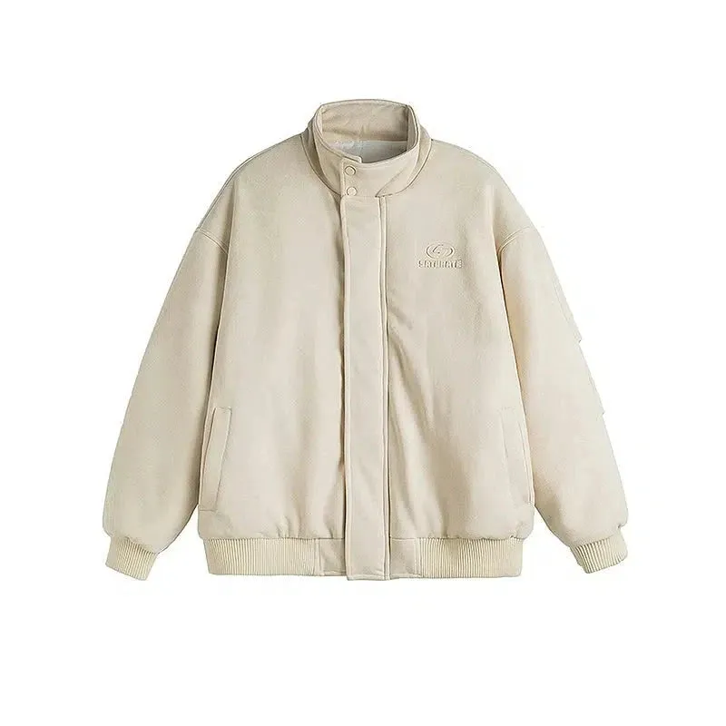 High Collar Padded Cotton Jacket