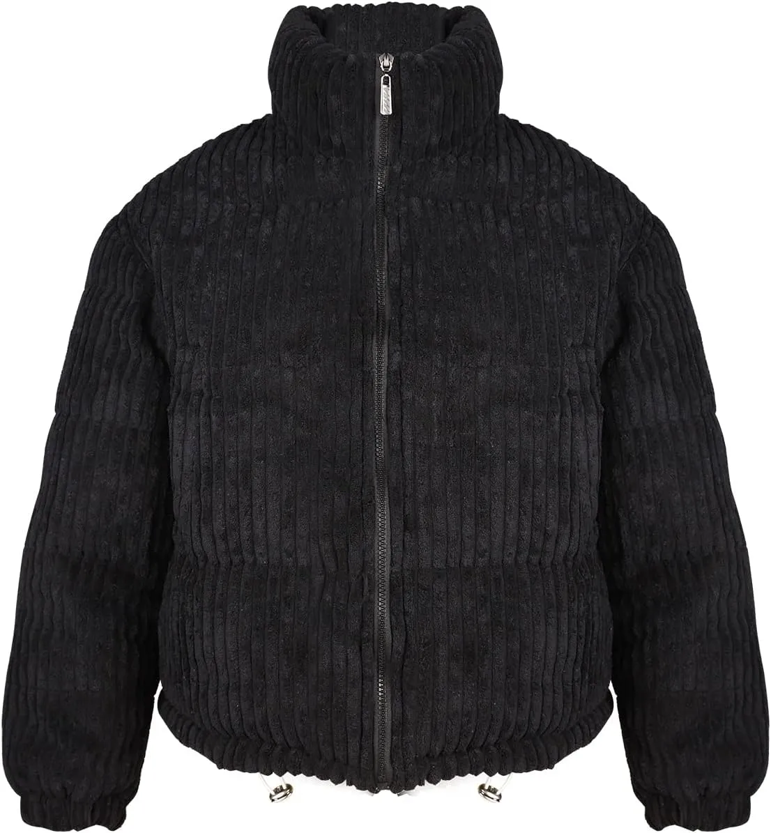 Kissonic Women's Winter Puffer Down Corduroy Jacket Lightweight Padded Jacket