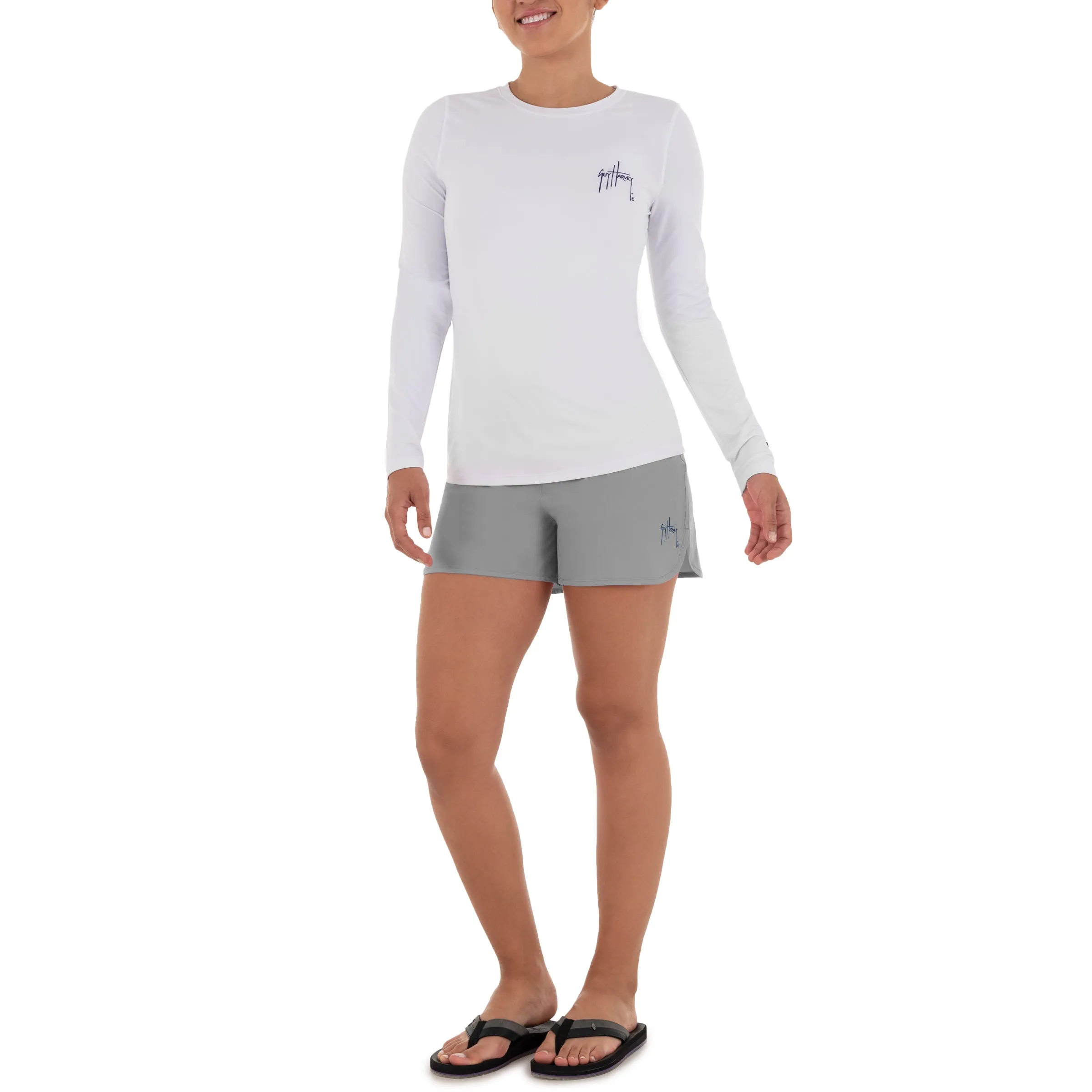 Ladies Core Solid Grey Performance Short
