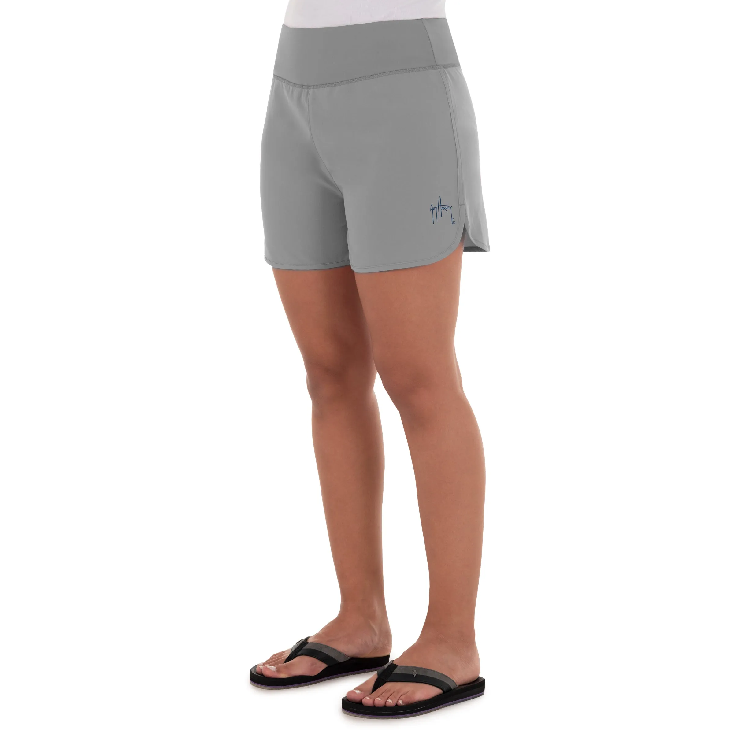 Ladies Core Solid Grey Performance Short