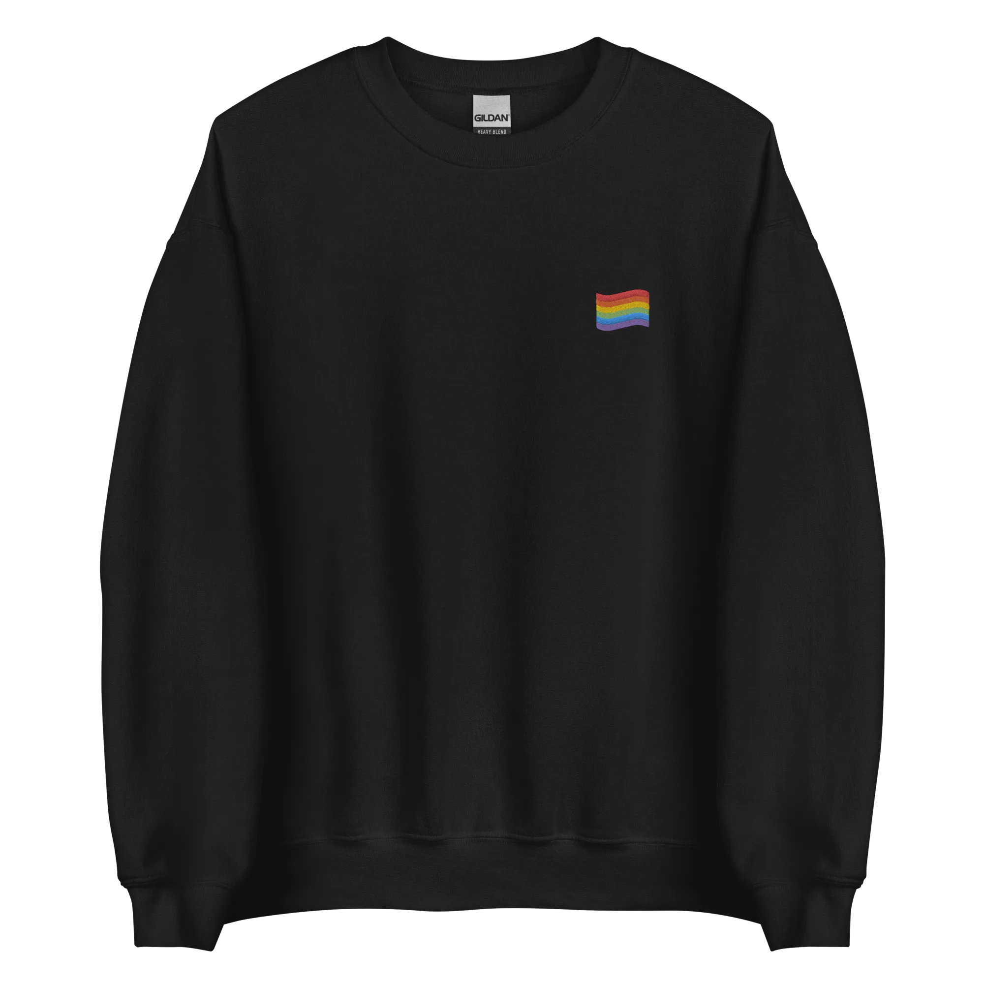 LGBT Flag Embroidered Sweater