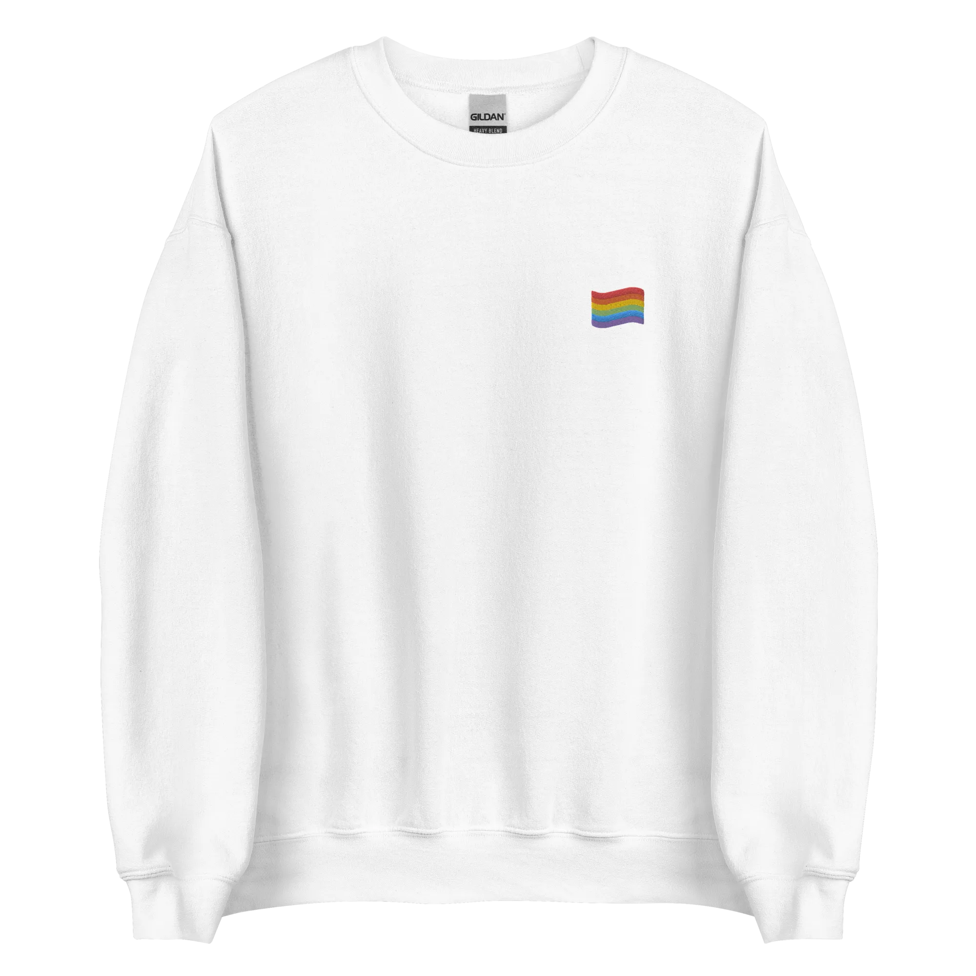 LGBT Flag Embroidered Sweater