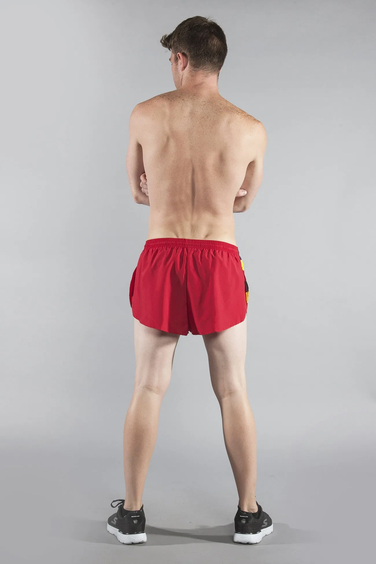 Men's Flag 1" Elite Split Shorts [U-Z] - Uganda