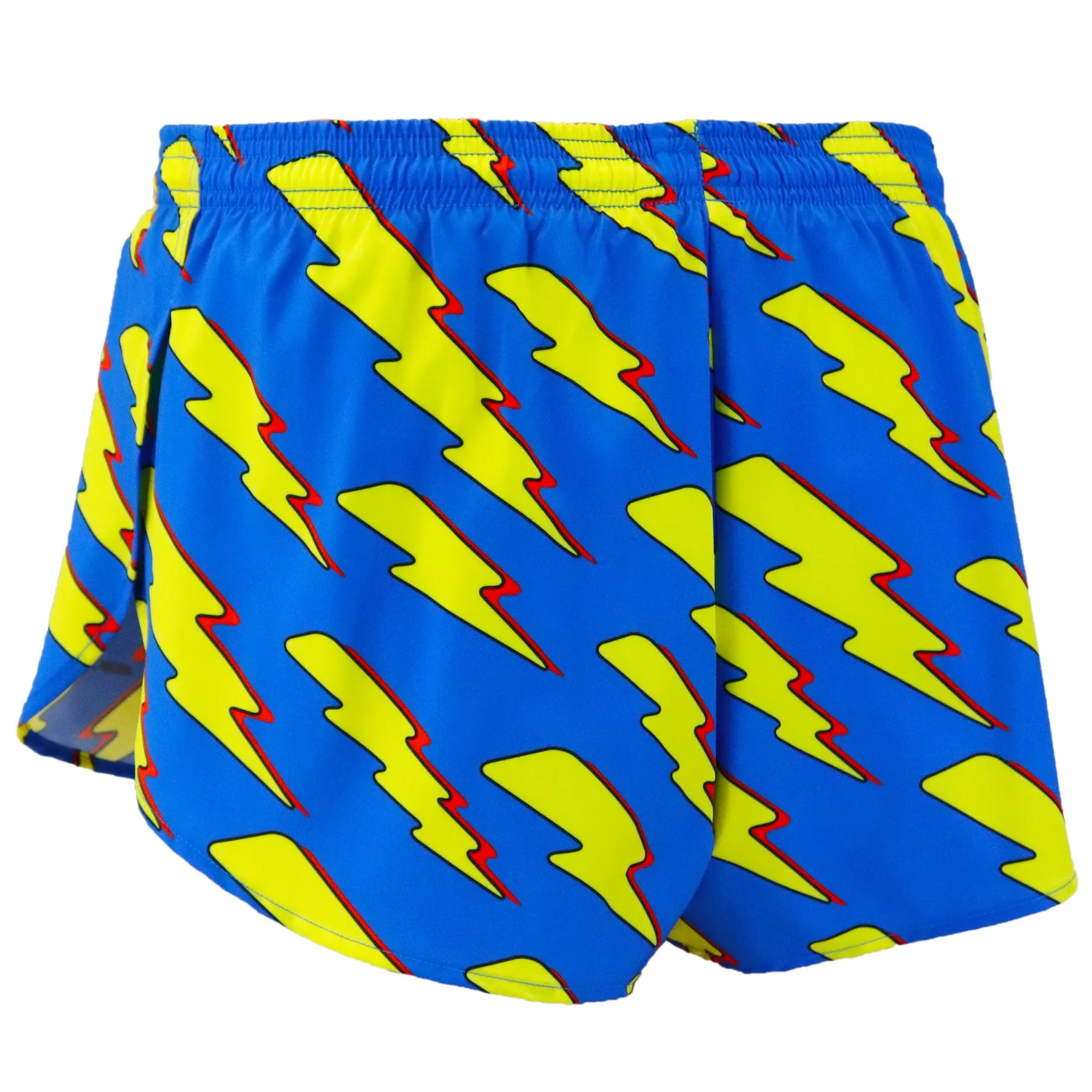 Men's Printed 1" Elite Split Shorts - Lightning