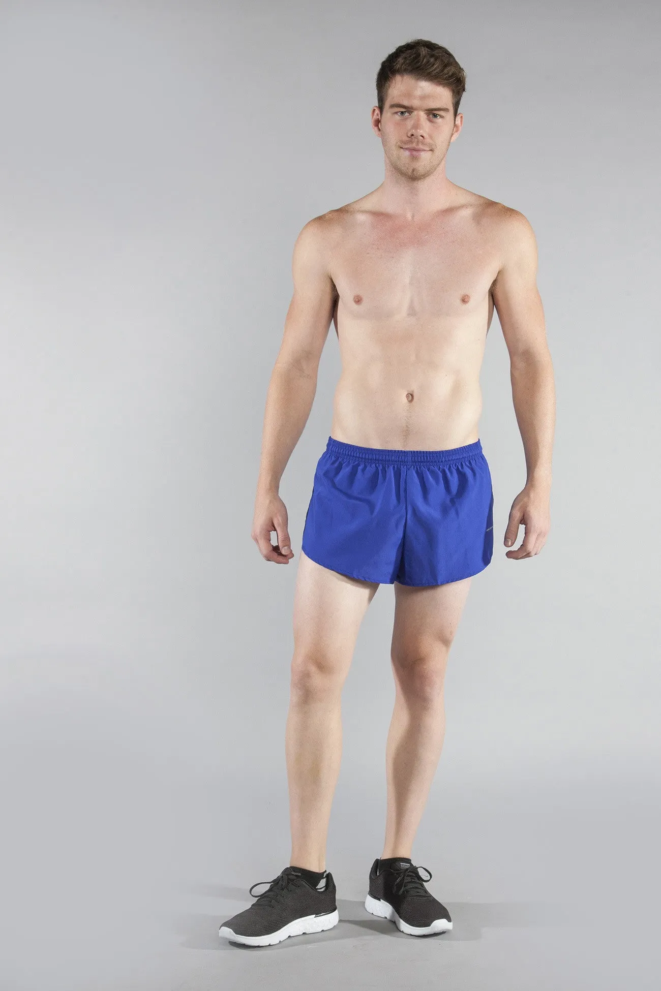 Men's Solid 1" Elite Split Shorts - Royal
