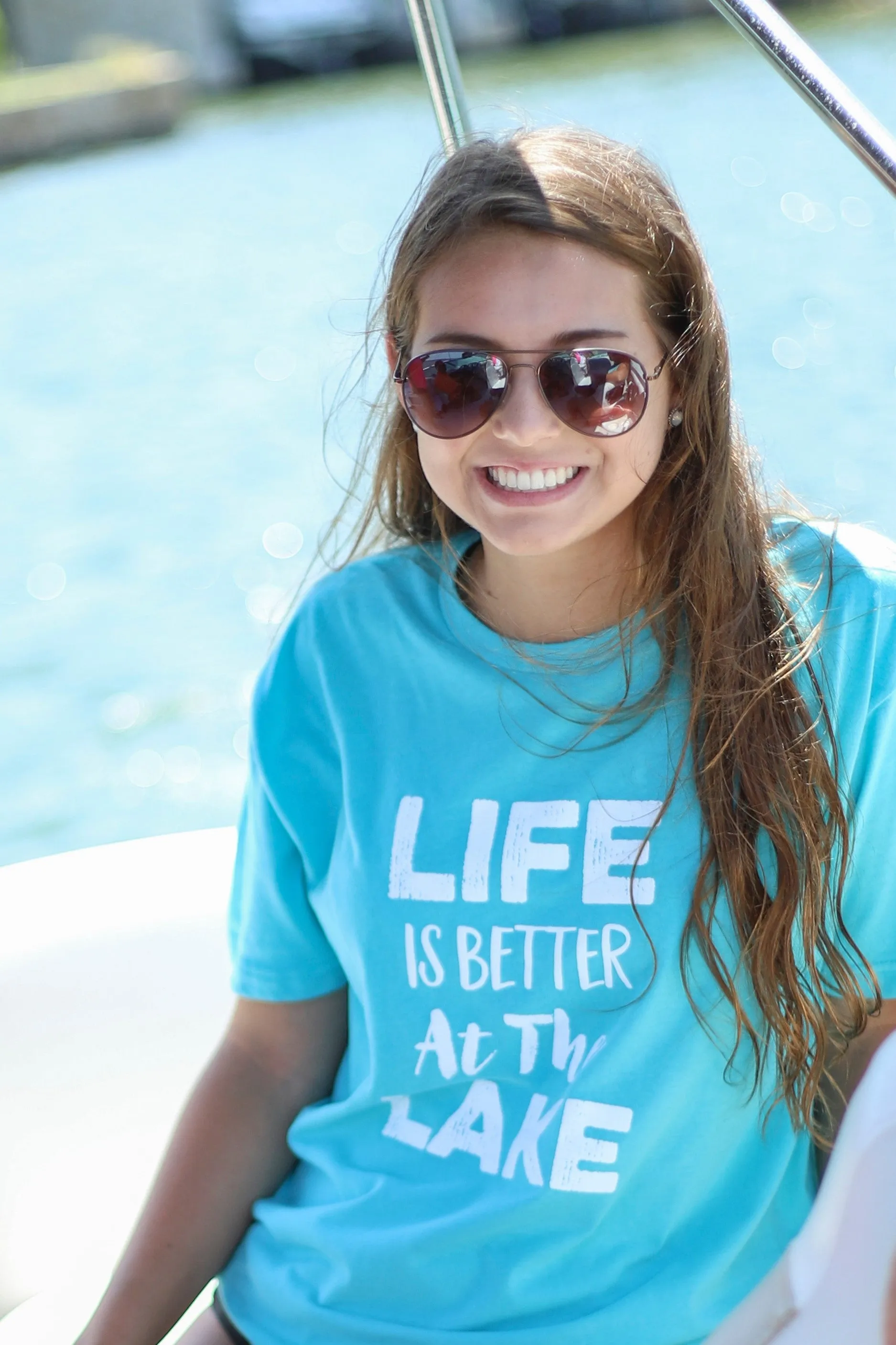 Next Level Apparel LIFE IS BETTER AT THE LAKE