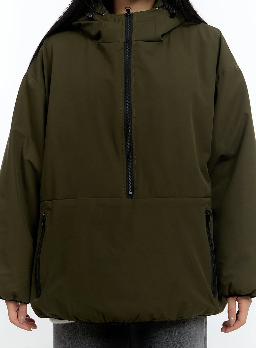 Padded Half-Zip Jacket CD423