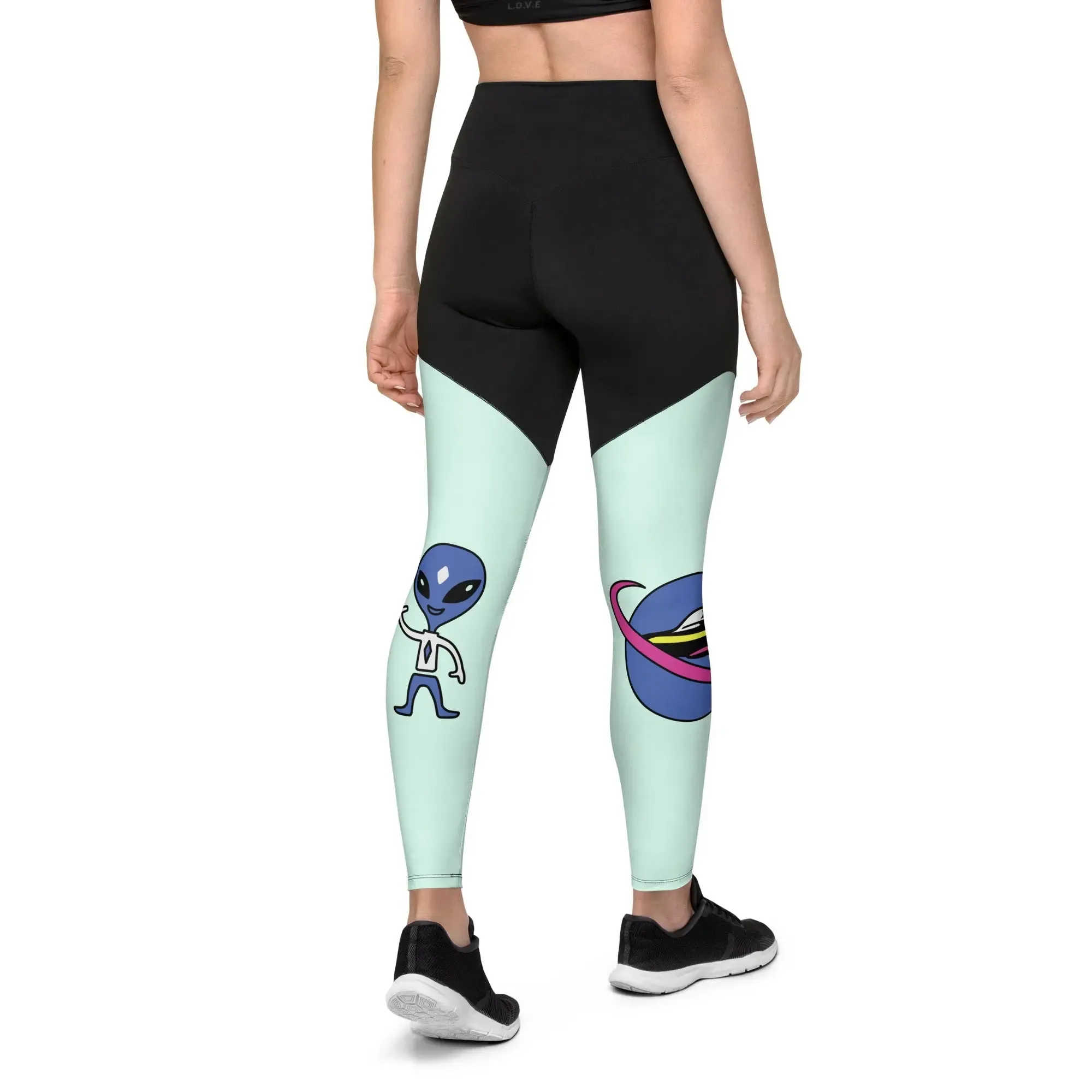 "Space Buds" Collection - Sports Leggings