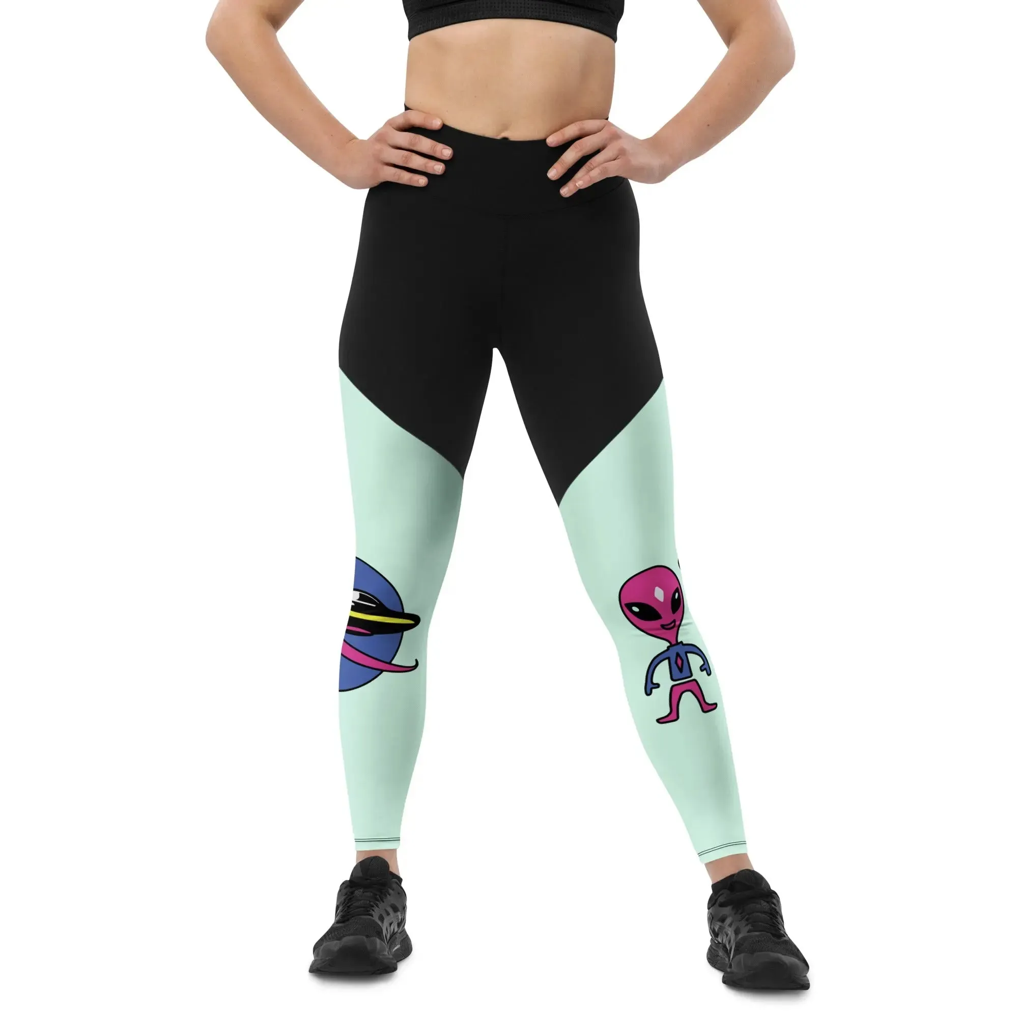 "Space Buds" Collection - Sports Leggings