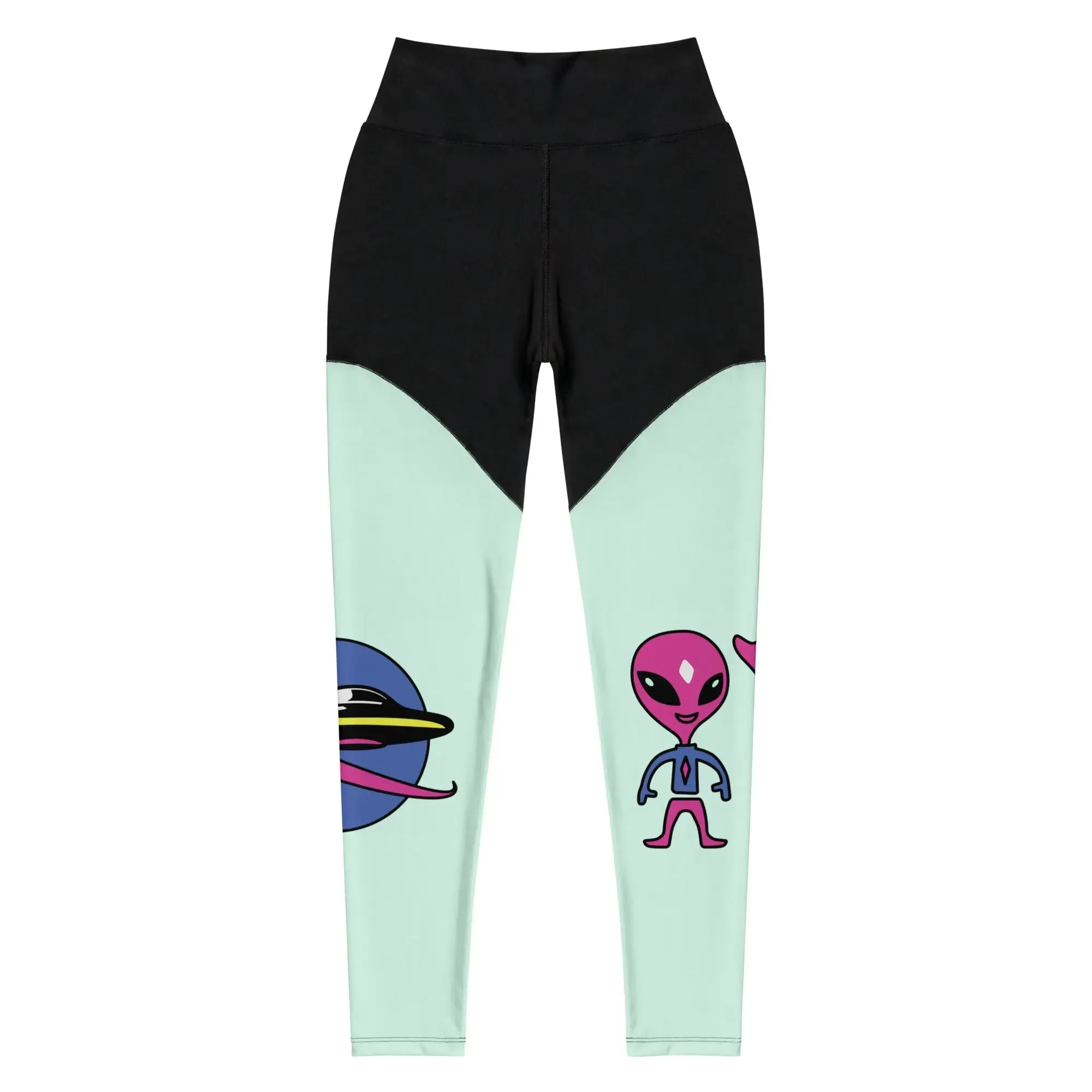 "Space Buds" Collection - Sports Leggings