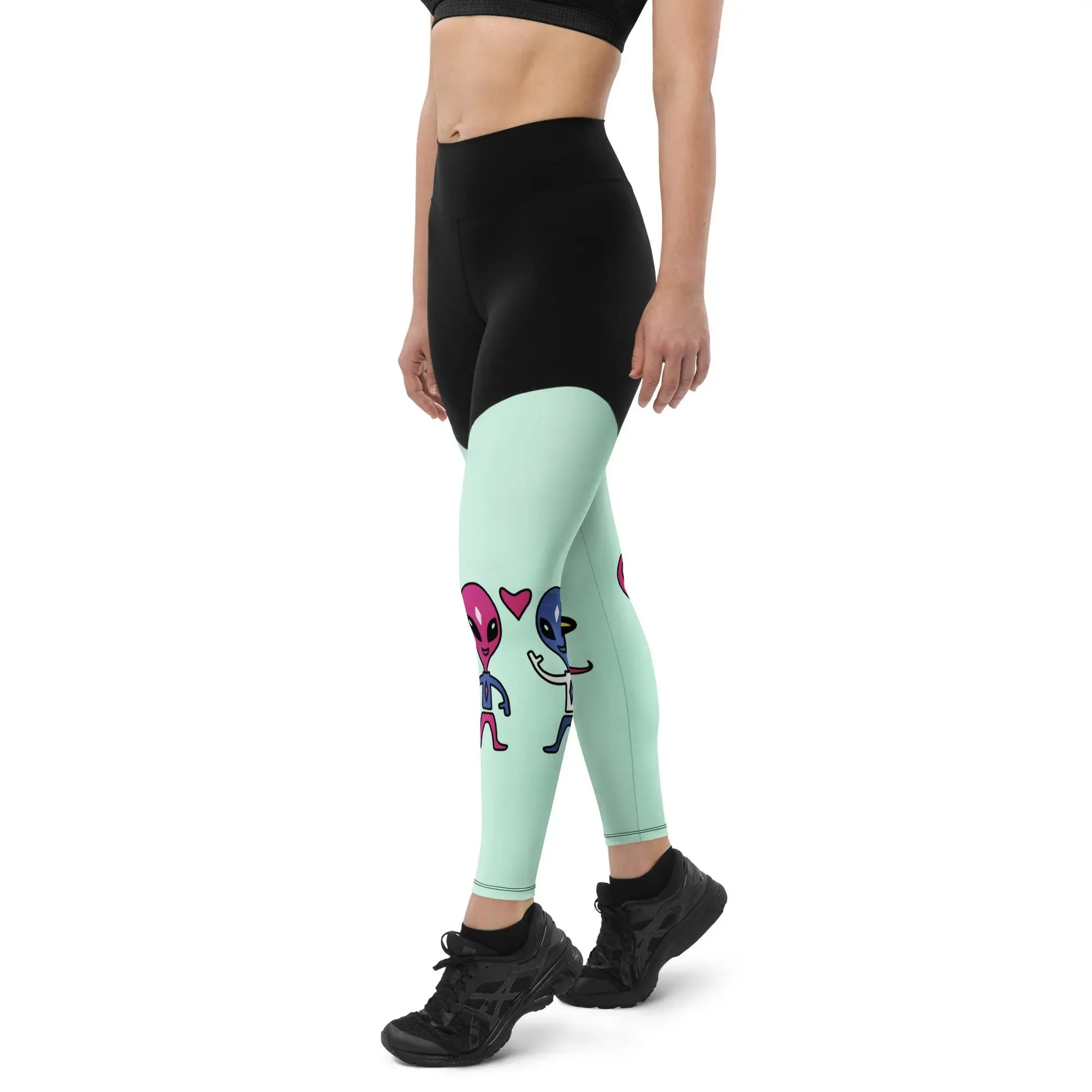 "Space Buds" Collection - Sports Leggings