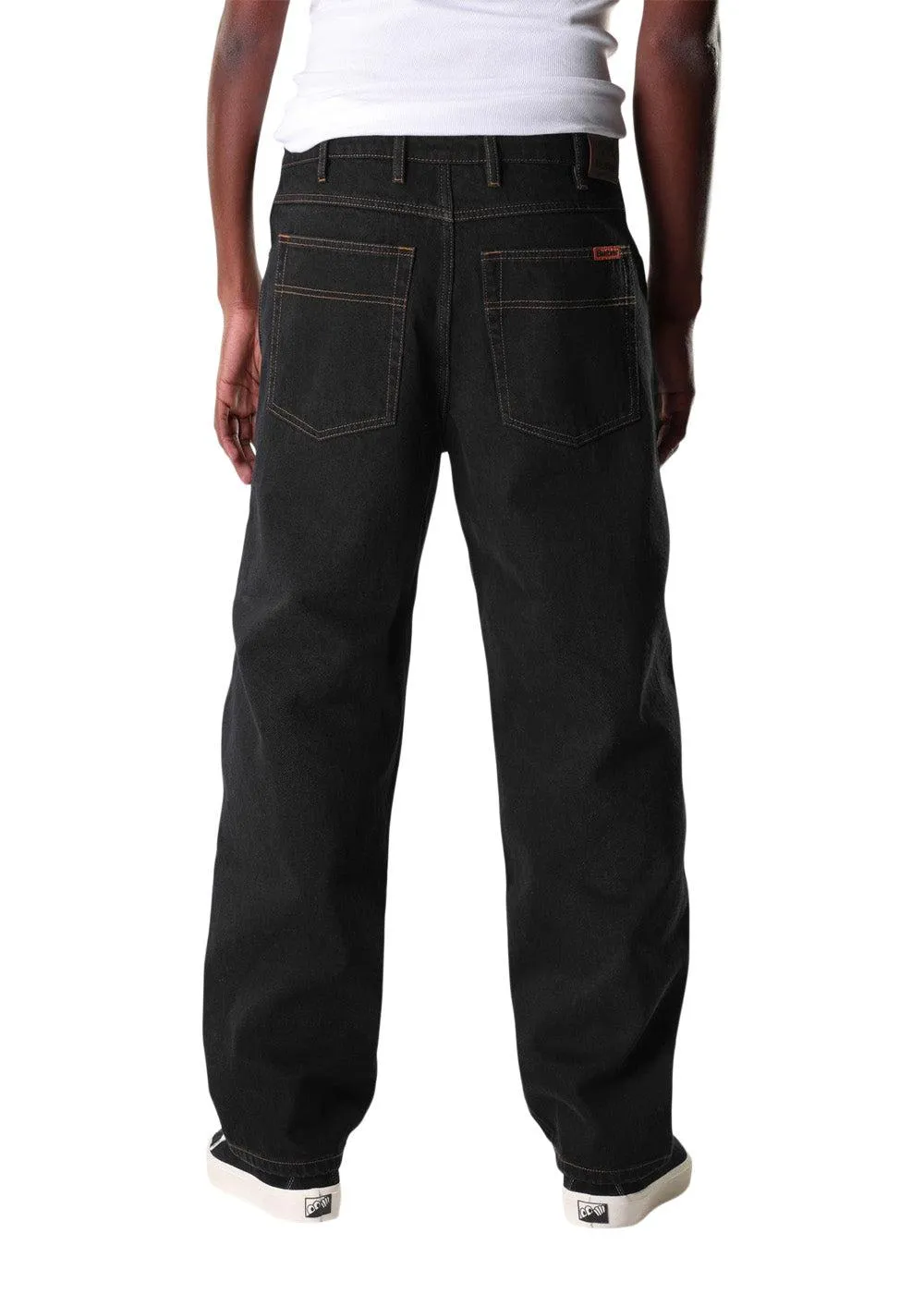 Relaxed denim jeans - Washed Black